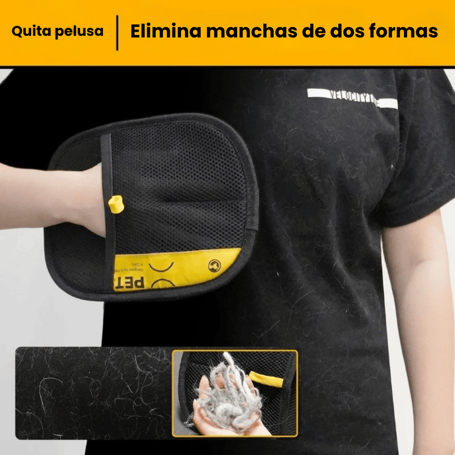 (2x1) - Guante Quitapelusas – Elimina Pelo de Mascotas en Minutos