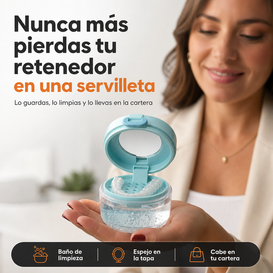 Caja para Retenedor - Límpialo, Guárdalo y Nunca lo Pierdas