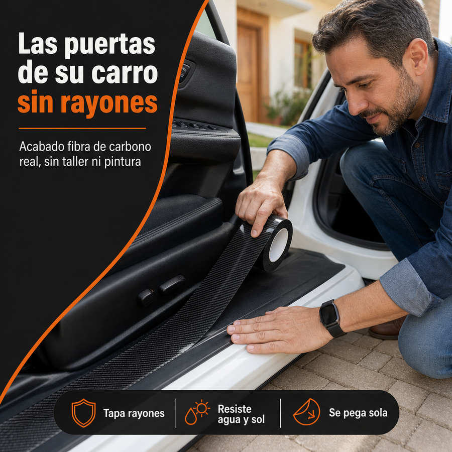 Cinta Fibra de Carbono 5D (5 m) - Tu Carro Luce de Agencia Otra Vez