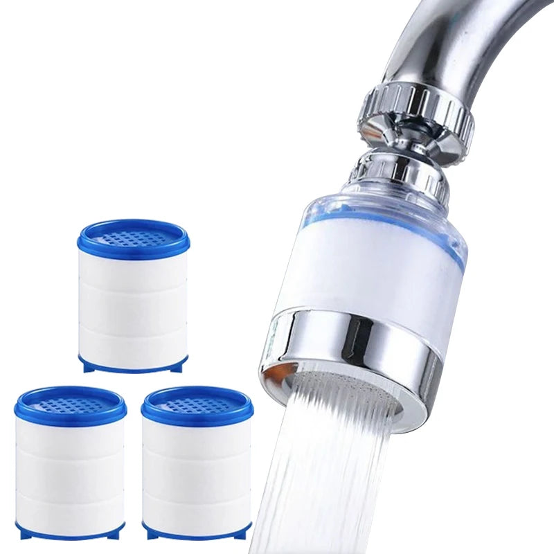 Filtro Purificador de Grifo + 3 Repuestos - Agua Limpia y Sin Sarro